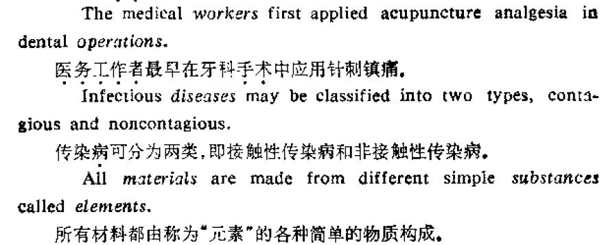 醫(yī)學英語翻譯內(nèi)容圖片
